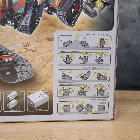 Coplus 5 in 1 STEM Remote Control Building RC stunt Racer Kit 392Pcs - Picture 3 of 7